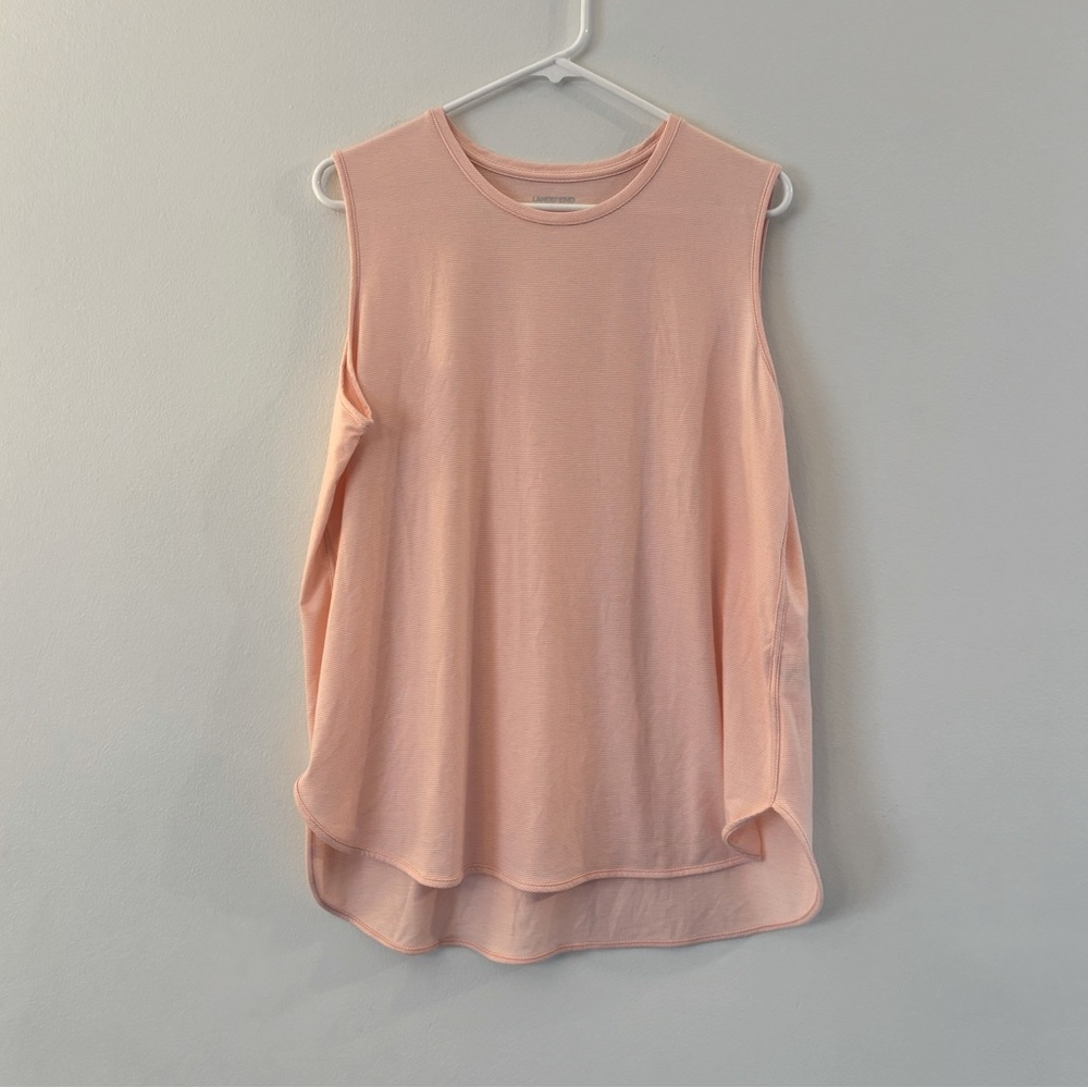 Lands End Tank Top Peach